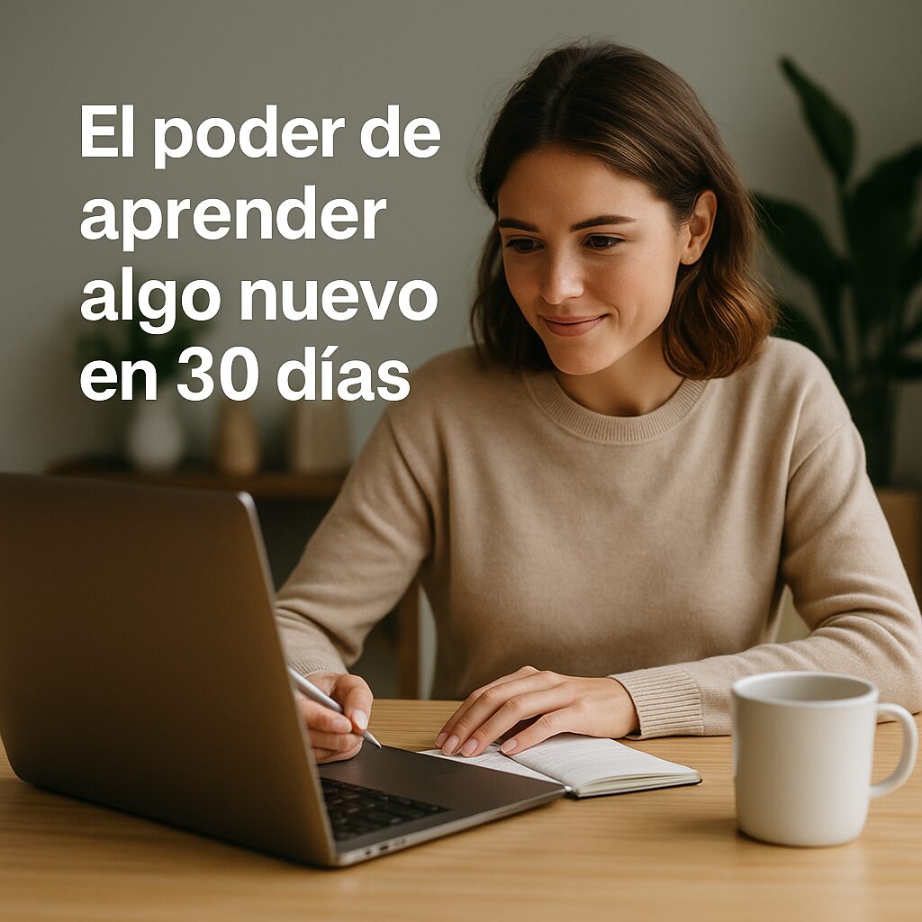 El poder de aprender algo nuevo en 30 días El poder de aprender algo nuevo en 30 días en CMD Educacion