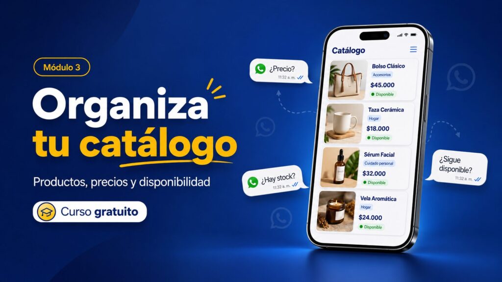 Organización de Productos, Catálogo e Inventario Básico